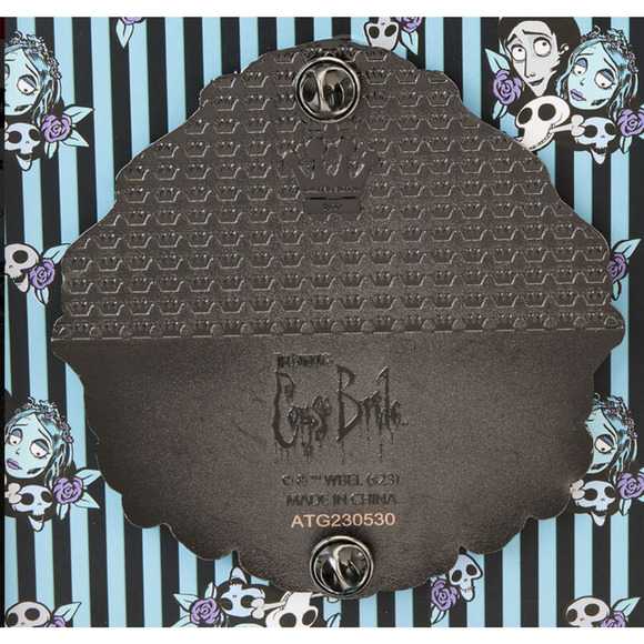 Loungefly Corpse Bride Moon Lenticular 3-Inch Enamel Pin NWT - Picture 5 of 5